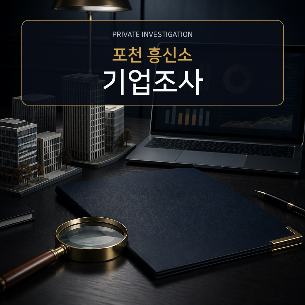 포천 기업·거래처 조사 전문 흥신소
